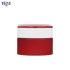 Red Cosmetic Packaging Square Facial Cream Frosted Glass Jar 50g