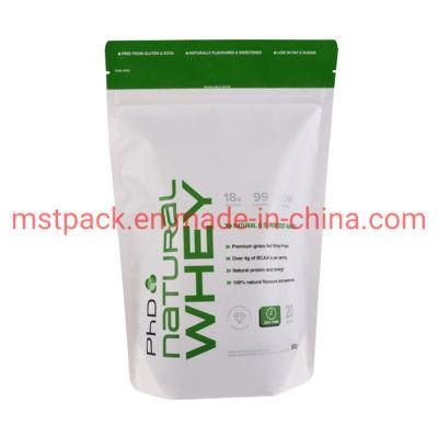 Laminated Aluminium Foil Barrier Standup Nutrition Protein Powder Bag