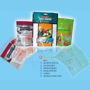 Plastic Stand up Food Pouch with Zipper