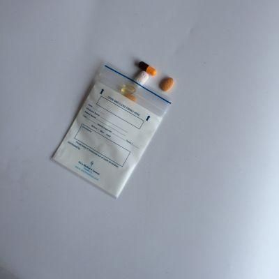 Custom Writable Printed LDPE Medical Ziplock Pills Medicine Zipper Resealable Small Plastic Zipper Bag