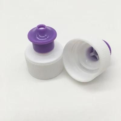 28/410 Bottle Sports Shampoo Cap Plastic Screw Pull Push Cap 28mm