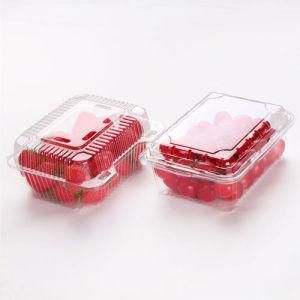 Clear Cherry Strawberry Plastic Fruit Box with Air Holes