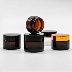 High Quality Empty Packaging 5g 10g 20g 50g 100g Amber Clear Cosmetic Jars Glass
