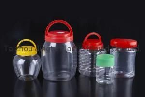Wide Mouth Pet Transparent Plastic Food Milk Powder Cans Mold