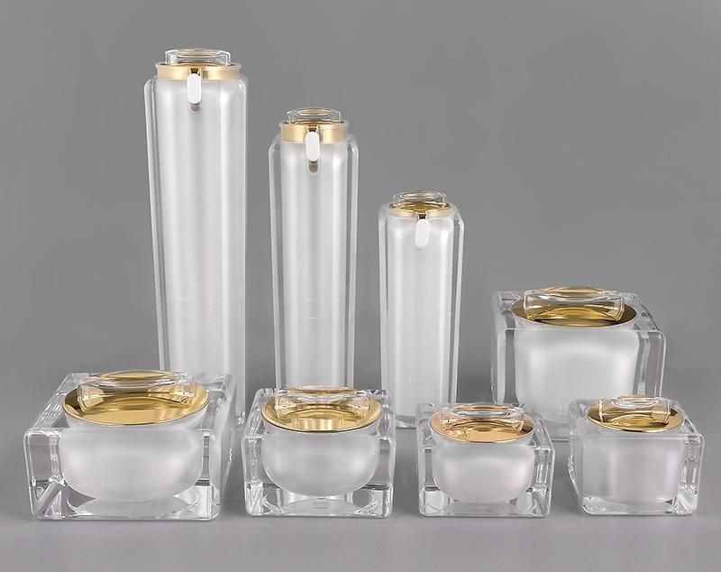 in Stock Lotion Jars 30ml 50ml 100ml High Grade Luxury Unique Cosmetic Plastic Spray Bottles for Cosmetics