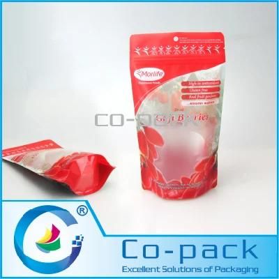 Stand up Plastic Bag with Zipper for Grocery Packaging