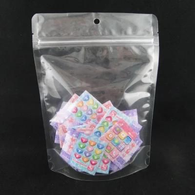 Aluminum Foil Stand up Plastic Zipper Bag with Window on One Side