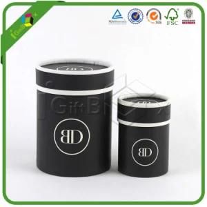 Custom Design Luxury Paper Cardboard Cylinder Tubes Gift Packaging Round Box