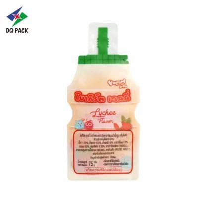 Sample Free Shape Pakcaging Injection Pouch Yogurt Baby Food Bottle Shape Pouch