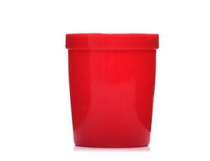 400ml (13.67oz) Red PP Wide Mouth Plastic Jar with 8.2cm Neck Finish