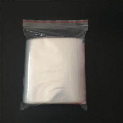 LDPE Transparent Clear Ziplock 13*19cm Zipper Bags PE Plastic Zip Lock Bag