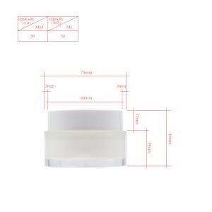 50g Acrylic Bottle Plastic Cream Jar Cosmetic Packaging