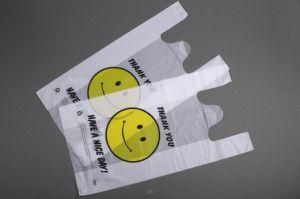 HDPE Recycled Biodegradable Cheap T-Shirt Bag, Biodegrade Retail Bag