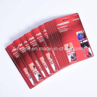 Customized Printed Hanging Plastic PP/PVC Header Card for Packaging