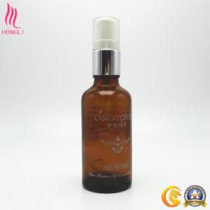 Cosmetic Glass Spray Bottle with Aluminum Cover