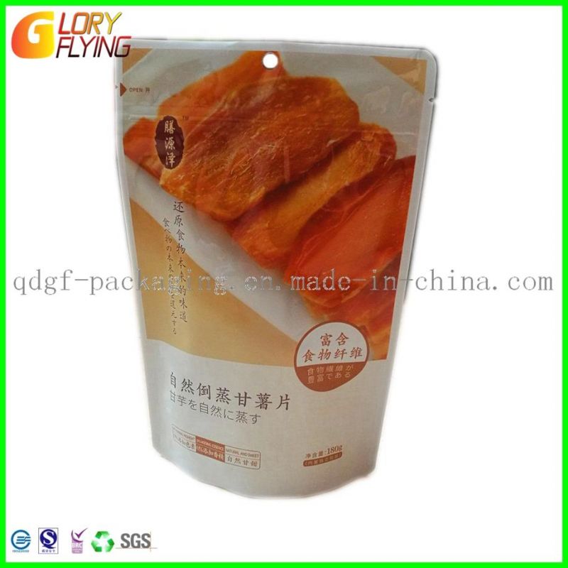 Food Packaging Bag with Zipper for Packing Fast Foods