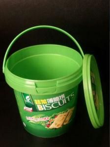 Food Grade, Clear Plastic Packaging Barrel &amp; Bucket with Tamper Evident Lid