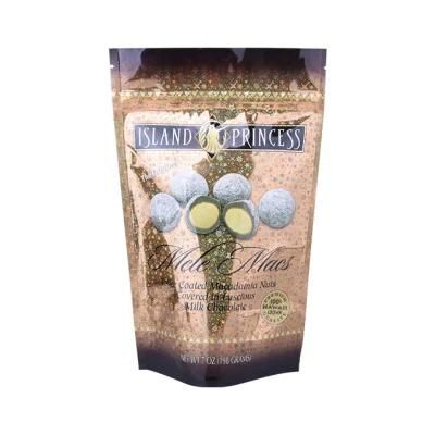 Wholesale Stand up Plastic Ziplock Side Gusset Bottom Snack Food Packing Bag for Nut