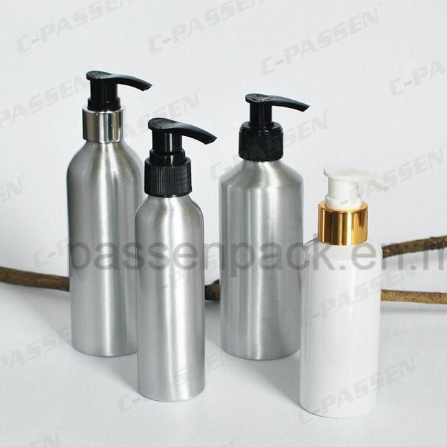 OEM 500ml Matte Black Cosmetic Aluminum Bottle