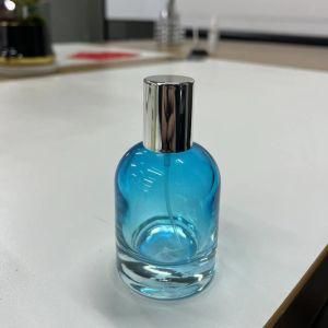 30ml 40ml 50ml 60ml Empty Blue Glass Perfume Spray Bottle