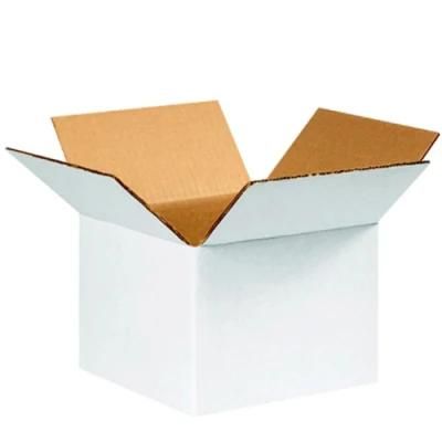 Brown Kraft Paper Packaging Box with Sticker