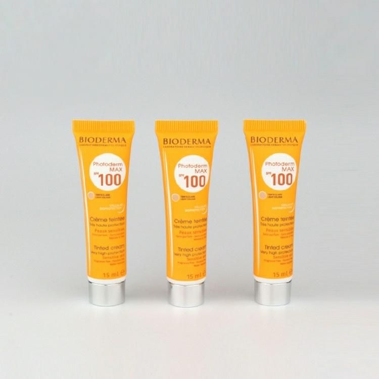 Cosmetic Laminated Aluminum BB/CC Cream Stock Packaging Tube with Flip Top Lid