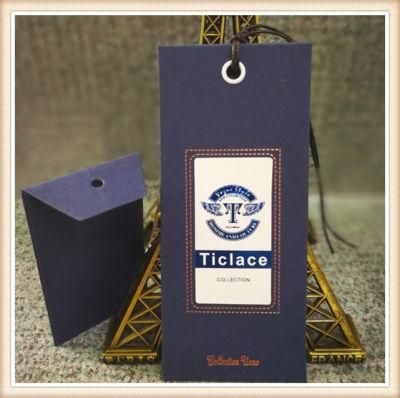 Custom Paper Tag Design with Ropes for Clothing