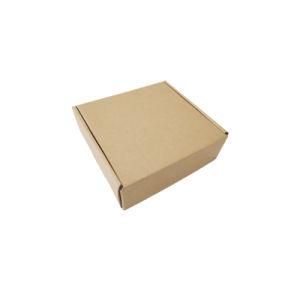 Custom Logo Folding Black Paper Flat Cardboard Box Shipping Packing Box