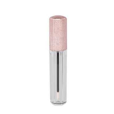 Wholesale Lip Gloss Tubes Custom Logo Light Pink Liptint Container Cosmetic Packaging Lip Gloss Tubes