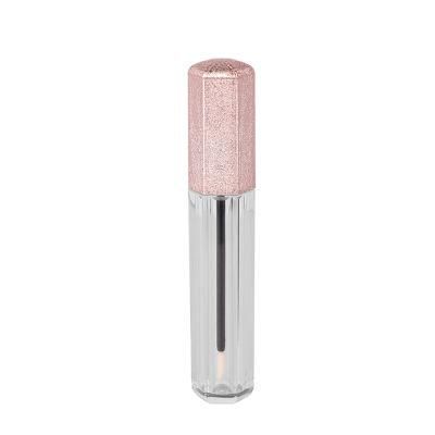 Wholesale Lip Gloss Tubes Custom Logo Light Pink Liptint Container Cosmetic Packaging Lip Gloss Tubes