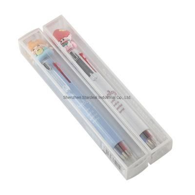 Custom Acetate Pen Packaging Pencil Stationery Display Pet Plastic Box