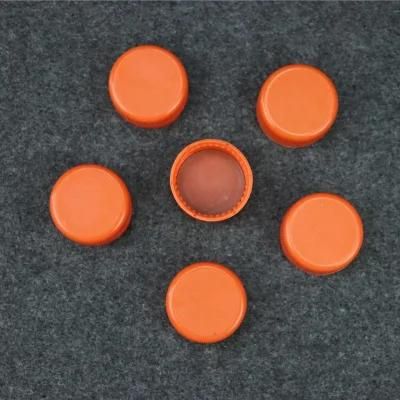 Hot Selling 38mm Plastic Caps Orange Colors for Bottle