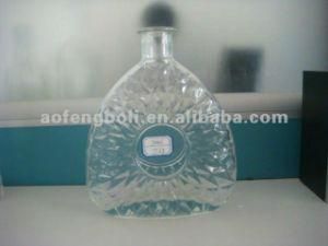Superior White Glass 700ml Vodka Bottle