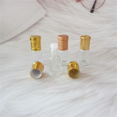 3ml 6ml 12ml Essential Oil Attar Bottle with Metal Cap