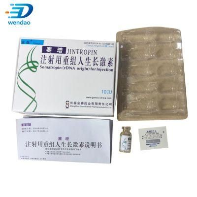 Cheap Price Custom Printing Steroids Growth Hormone Human/ HGH Somatropina 2ml 10ml Vial Labels and Boxes