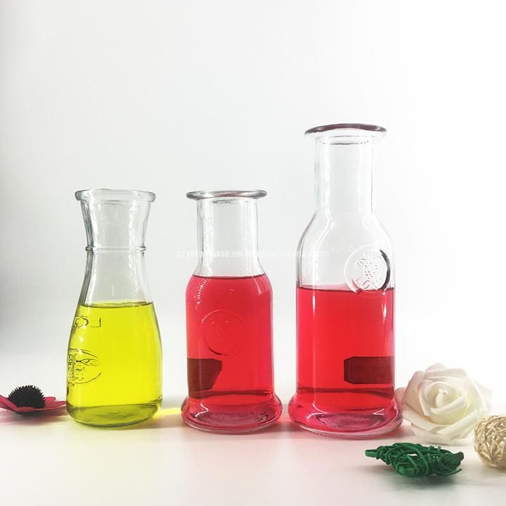 300ml Glass Water Bottle for Juice Beverage and Water Used in Home and restaurant