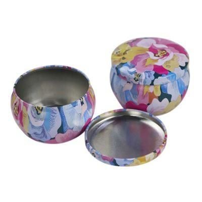 Custom Printed 3oz 4oz 8 Oz Seamless Metal Candles Tin Containers