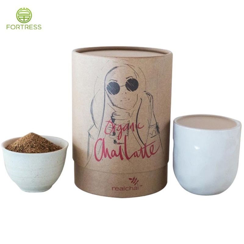 Powder Canister Packaging Cardboard Collagen Powder Paper Tube