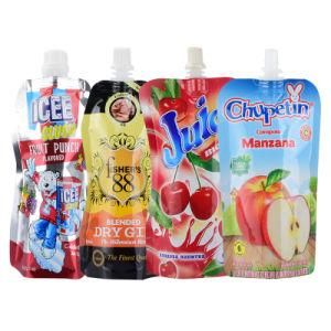 Drink Doypack Stand up Bag with Spout Private Label BPA Free Biodegradable Refill Reusable Packaging Bags