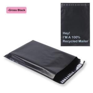 Customized Poly Mailers Printed Black Large Mailing Bags Recycled Shipping Bags Eco-Friendly Courier Bags for E-Commerce