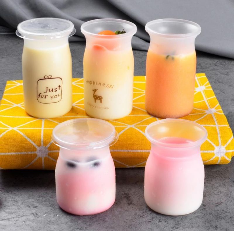 100ml Yogurt Glass Jar/Pudding Glass Bottle