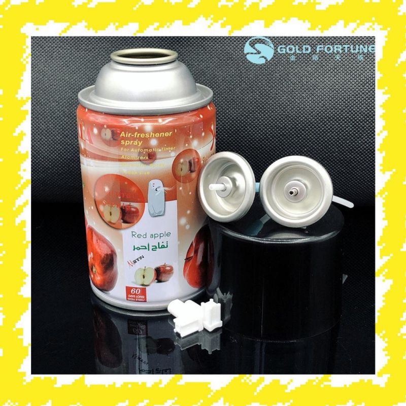 High Quality Empty Aerosol Tin Can with Valve and Actuator for Air Freshener