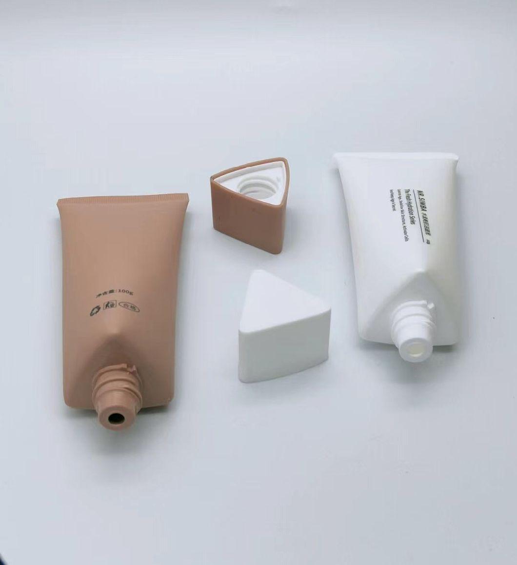 Hand Cream PE Plastic Squeeze Tube with Octagonal Cap for Hand Cream Packaging