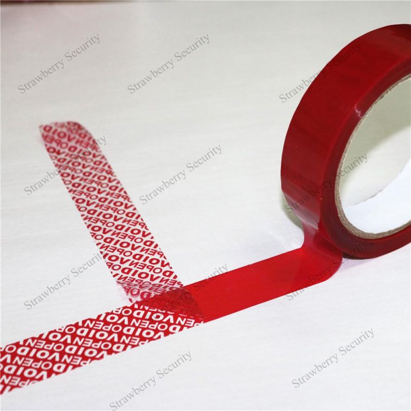 Carton Package Tamper Evident Anti-Theft Security Sealing Tape