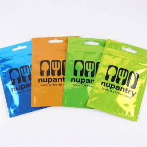 Custom Printing Resealable Aluminum Foil Laser Zipper Pouch Ziplock Bags