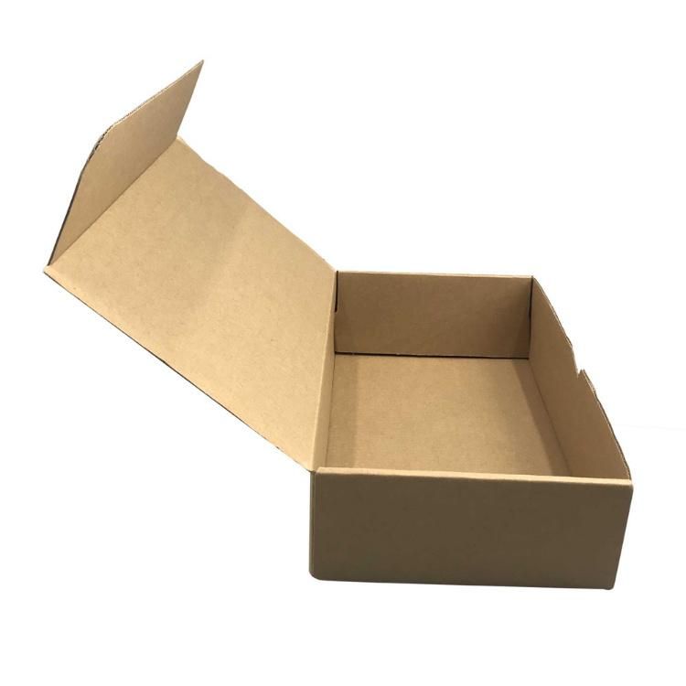 Folding Kraft Corrugated Paper Box with Your Logo