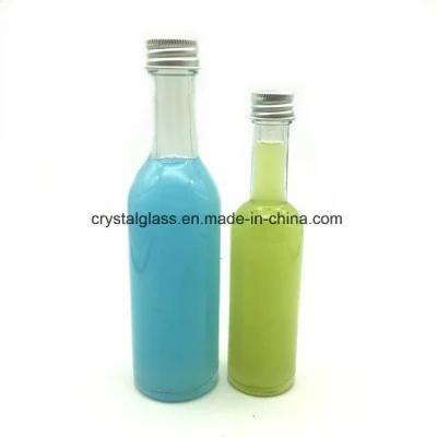 Empty 100ml Vodka Liquor Mini Bottle Glass