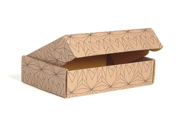 Wholesale Custom Printed 3-Ply Corrugated Cardboard Mail Kraft Paper Box Express Delivery Shipping Packaging for Clothes