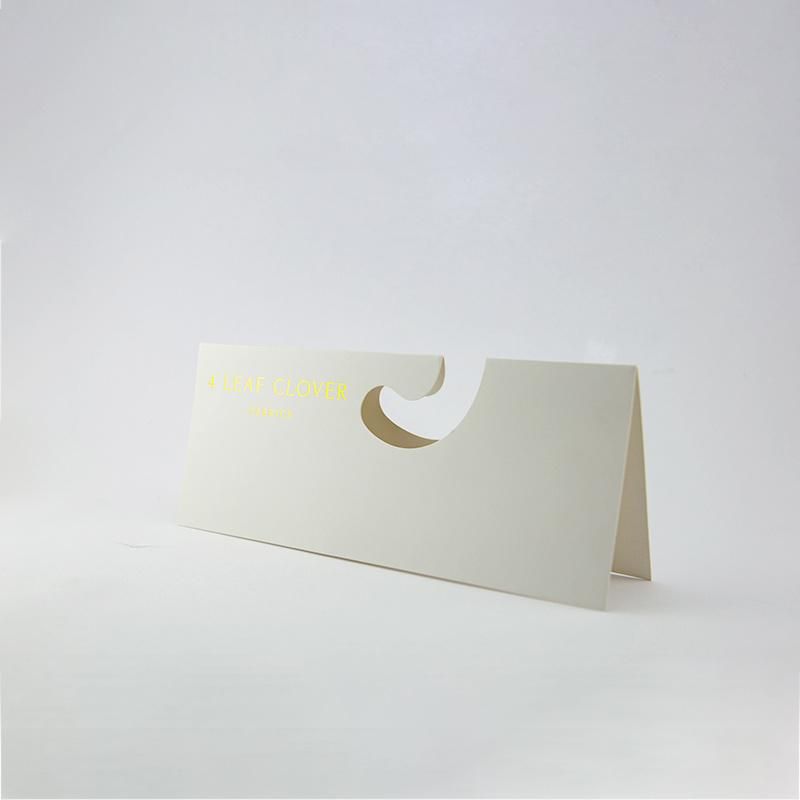 400GSM White Cardborad Paper Fabric Sample Hanger