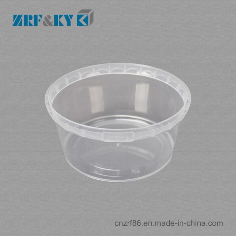 Custom Various Sizes PP Plastic Food Container Carrier Free BPA Lunch Box Plastic Meal Prep Containers